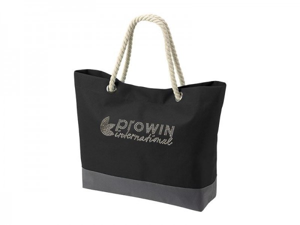 Shopper Tasche Schwarz mit Strass