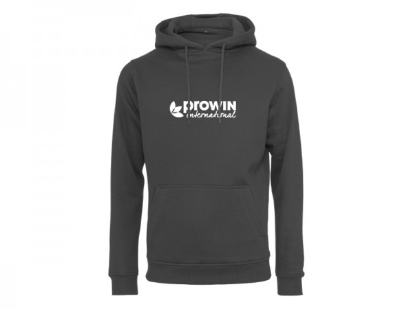 Herren/Unisex Hoodie Schwarz mit edlem Flockdruck