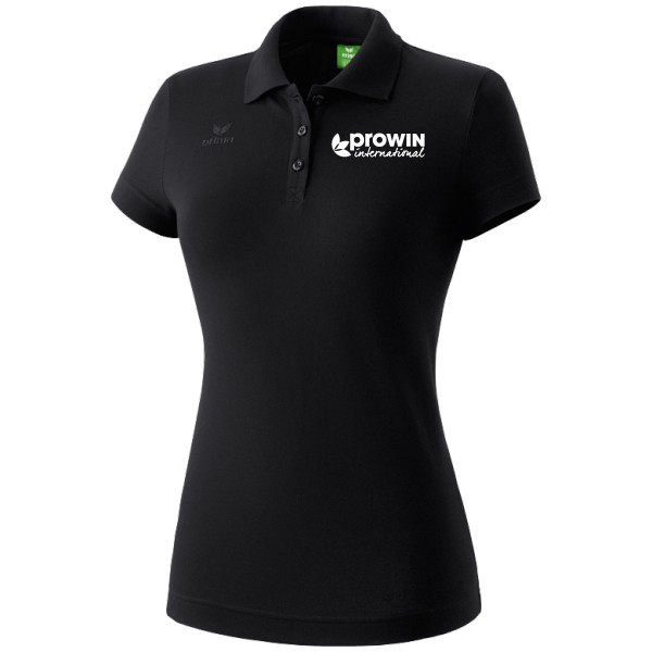 Damen Erima Freizeit Polo Schwarz