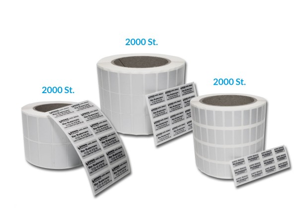 Produktetiketten Paket XL
